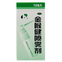 ,金喉健喷雾剂,10ml*1瓶/盒,适用于祛风解毒，消肿止痛，清咽利喉