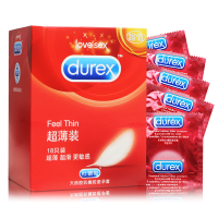杜蕾斯,天然胶乳橡胶避孕套(超薄装),,能够安全有效避孕