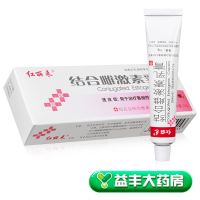 ,红丽来  结合雌激素乳膏,14g,本品用于治疗萎缩性阴道炎和外阴干躁。