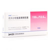 安维乐,厄贝沙坦氢氯噻嗪胶囊,150mg:12.5mg*7粒,用于治疗原发性高血压
