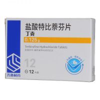 ,盐酸特比萘芬片,0.125g*12片,适用于敏感菌引起的皮肤、头发和甲的感染