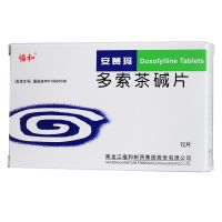 ,福和 多索茶碱片,0.2g*12片,用于支气管哮喘、喘息性慢性支气管炎